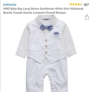 Baby Boy Baptism outfit. NBW.